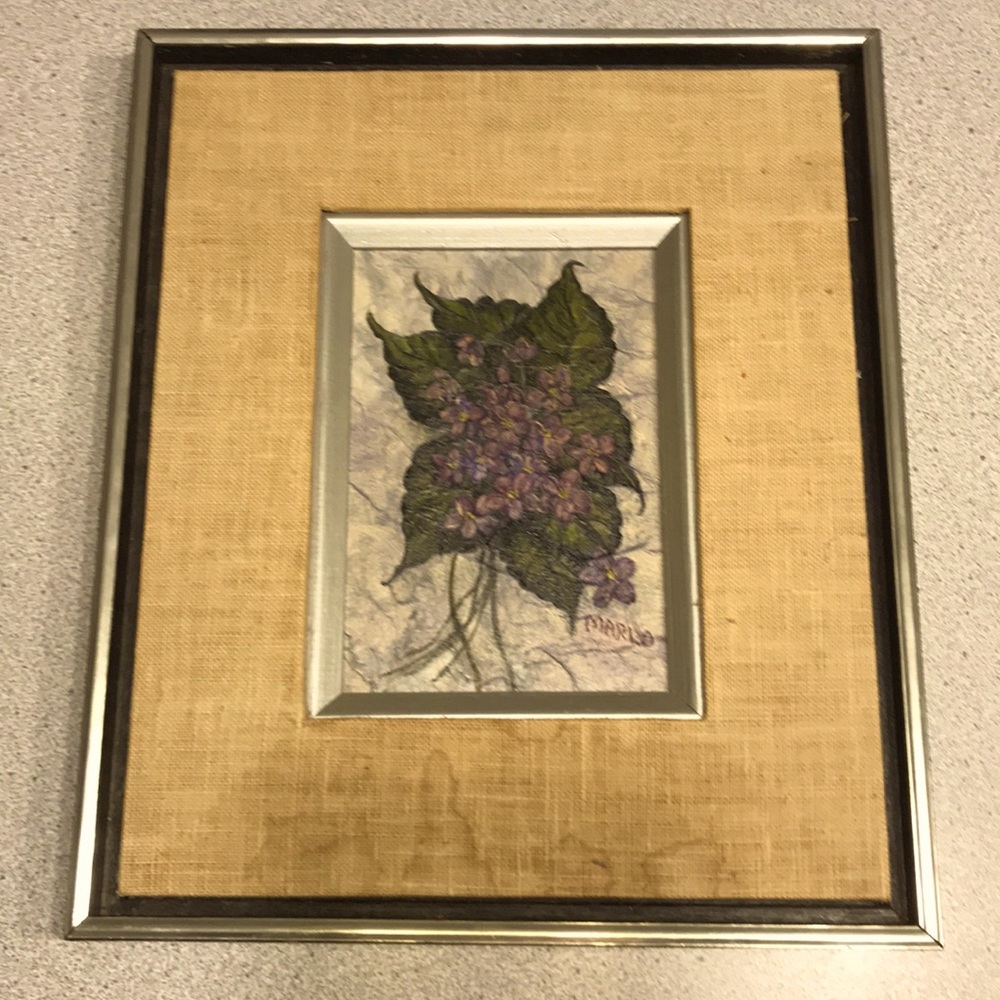 Vintage Framed oil painting